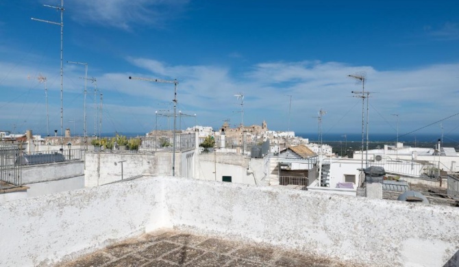 Duplex apartment with seaview terrace in Ostuni